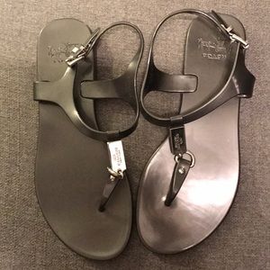 Gently used coach sandals